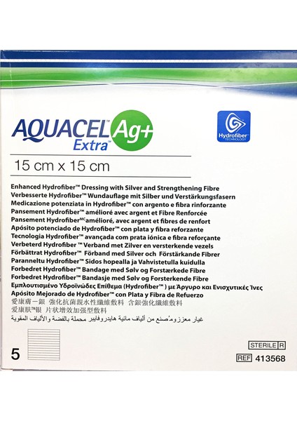 Aquacell 15x15cm Ag Alginate Gümüşlü Yara Örtüsü Aquacel modelleri