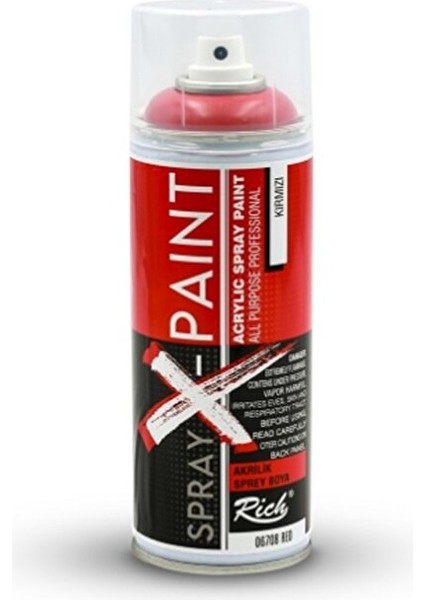 Spray x Paınt 400 ml Kırmızı