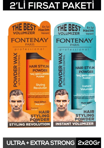 Saç Şekillendirici Pudra Toz Wax Mat Effect Ve Ultra Strong 20gr