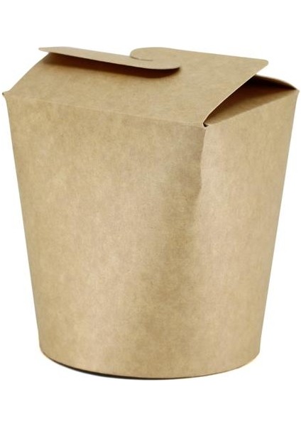 Karton Noodle ve Döner Kutusu Kraft 16 Oz - 50 Adet