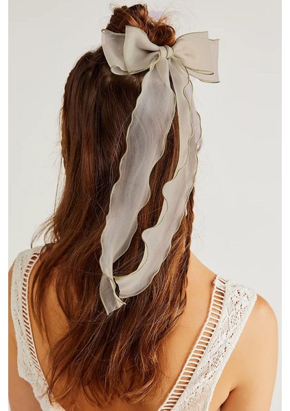 Alice Uzun Tül Fiyonklu Toka