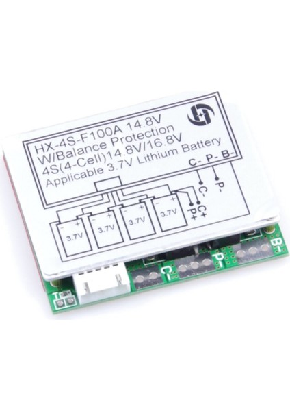 4s 100A Kurulu 3.7V Bms Li-Po Lityum 18650 Pil Şarj Koruma Modülü