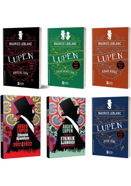 Arsen Lupen 4 Kitap ve Arsen Lupen 2 Ajanda