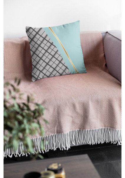 Siyah Dekoratif Çift Taraflı Kırlent Yastık Kılıfı Gizli Fermuar Premium Kumaş 43 x 43 cm KRL1012 fiyatları