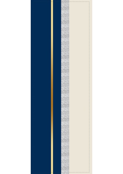 Lacivert Premium Tay Tüyü Dokuma Leke Tutmaz Kumaş Masa Örtüsü Runner 40X140CM RNR489