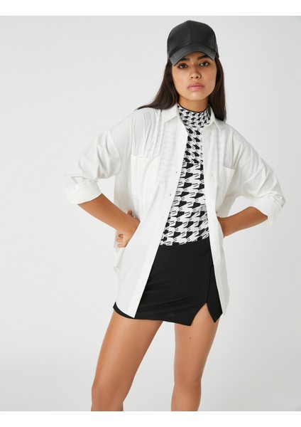 Pamuklu Oversize Gömlek