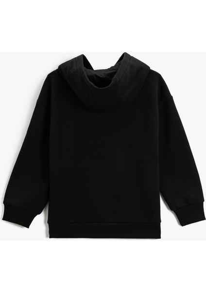 Basic Kapüşonlu Sweatshirt Kanguru Cepli fiyatları