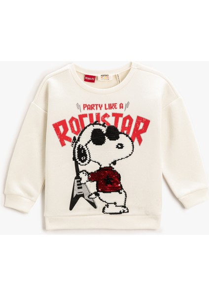 Snoopy Baskılı Lisanslı Sweatshirt fiyatları