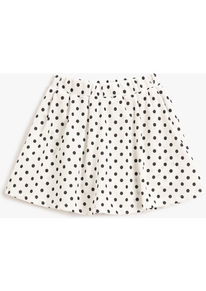 Puantiyeli Mini Etek