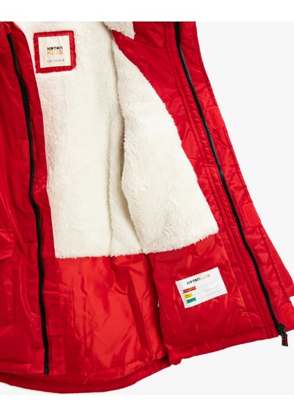 Uzun Parka Kapüşonlu İçi Polar Astarlı modelleri