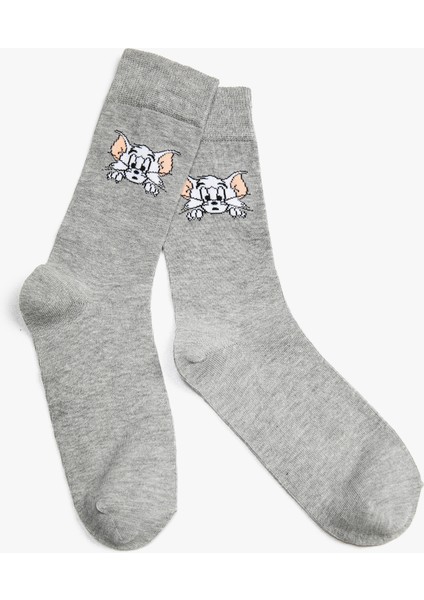 Tom ve Jerry Çorap Lisanslı Baskılı