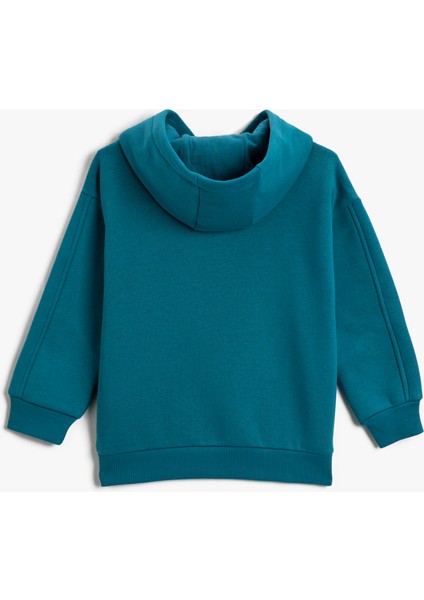 Baskılı Kapüşonlu Sweatshirt fiyatları