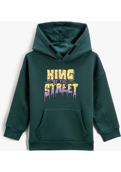 Kapüşonlu Sweatshirt Kanguru Cepli