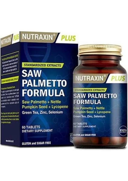 Plus Saw Palmetto Formula Takviye Edici Gıda 60 Tablet