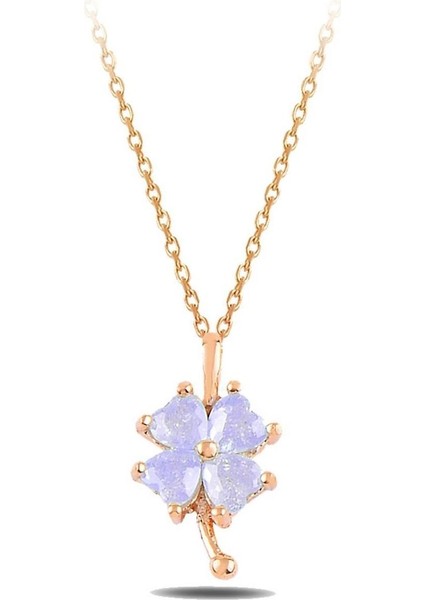 Lila Yonca Kolye _rose