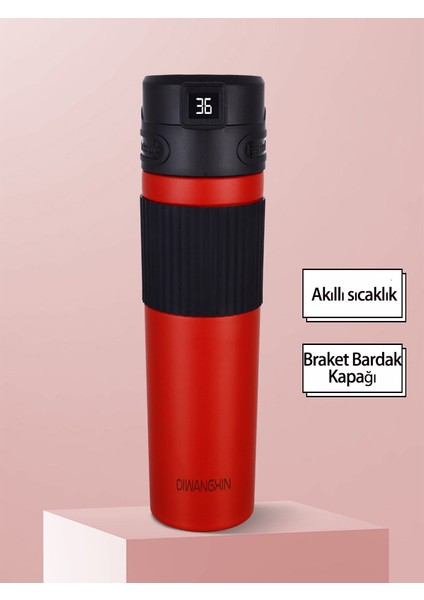 Paslanmaz Çelik Akıllı Termos Kırmızı (Yurt Dışından) modelleri