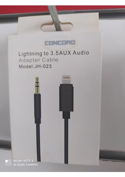 Lightning To 3.5 mm Aux Dönüştürücü Kablo