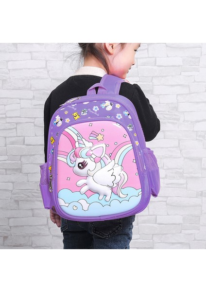 Çocuk Okul Çantası Anaokulu Karikatür Unicorn Okul Çantası (Yurt Dışından) fiyatları