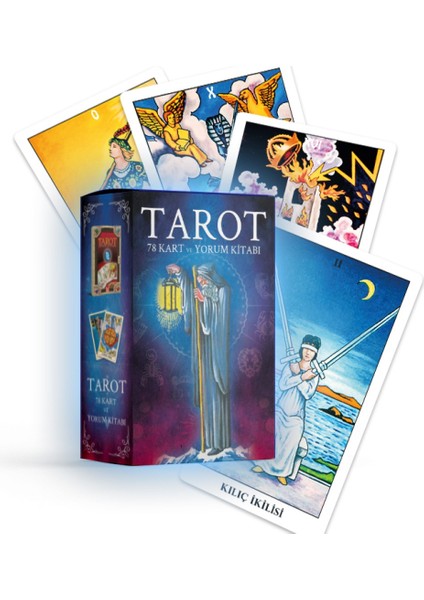 78 Tarot Kartı Ve Yorum Kitabı / Klasik Tarot Destesi