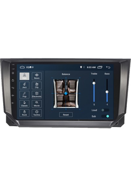 Seat Ibiza Android 11 Carplay Multimedya Ekran Teyp 2GB+16GB