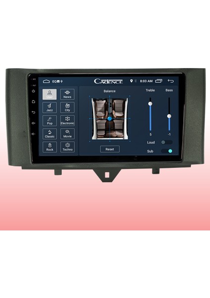 Smart Fortwo Android 11 Carplay Multimedya Ekran Teyp 2GB+16GB fiyatları