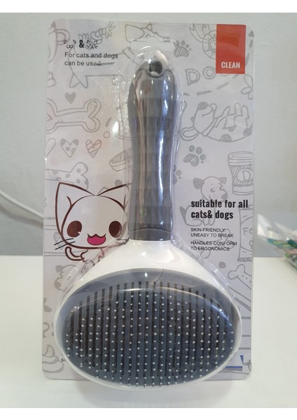 Papatya Basmalı Tarak - 20CM - Gri