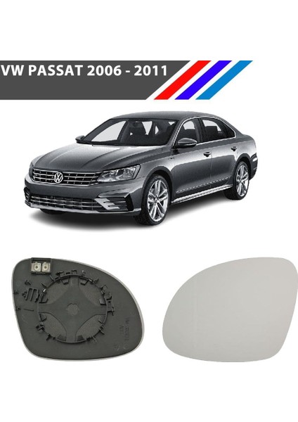 Vw Passat Sağ Dış Ayna Camı Yolcu Tarafı 2006 -2011