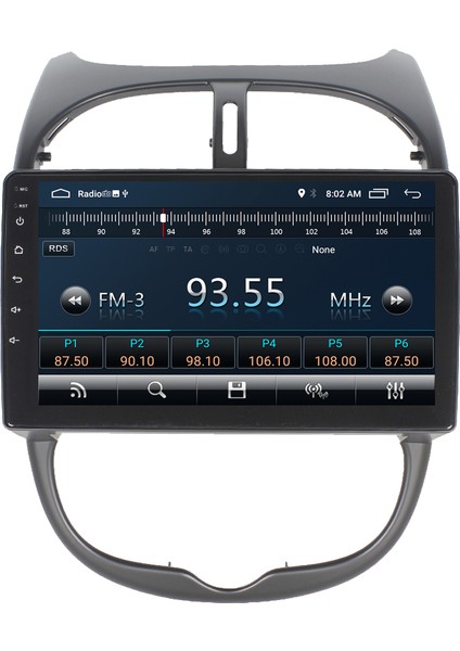 Peugeot 206 Android Carplay Navigasyon Multimedya QLED Ekran-2gb Ram fırsatları