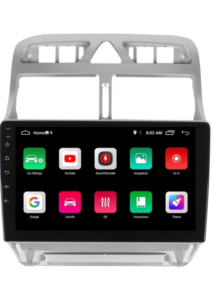Peugeot 307 Android Carplay Navigasyon Multimedya QLED Ekran-2gb Ram fiyatları