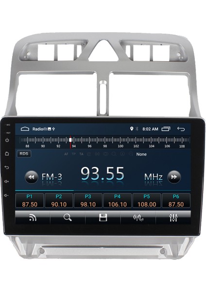 Peugeot 307 Android Carplay Navigasyon Multimedya QLED Ekran-2gb Ram indirimleri
