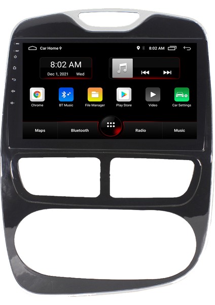 Renault Clio 4 Android Carplay Navigasyon Multimedya QLED Ekran-2gb Ram