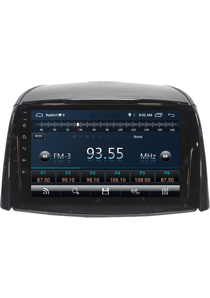 Renault Kaleos Android Carplay Navigasyon Multimedya QLED Ekran-2gb Ram