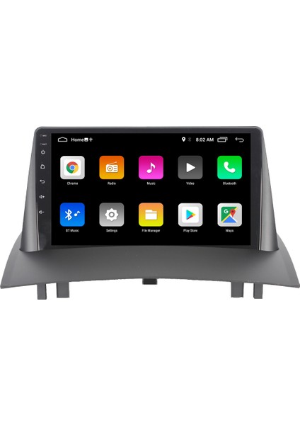 Renault Megane 2 Android Carplay Navigasyon Multimedya QLED Ekran-2gb Ram