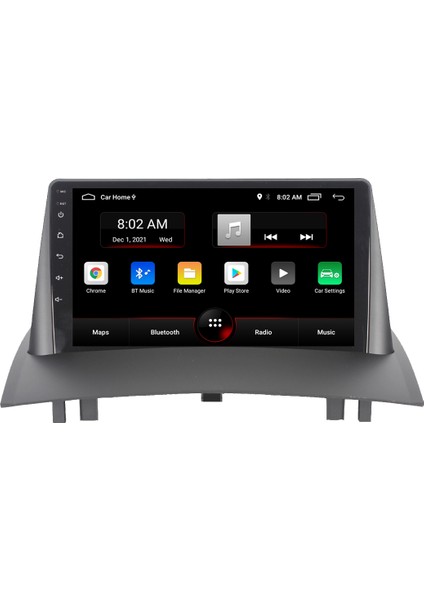 Renault Megane 2 Android Carplay Navigasyon Multimedya QLED Ekran-2gb Ram