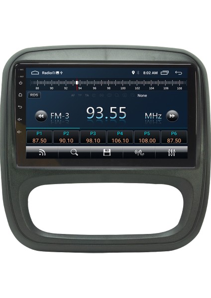 Renault Trafic Android Carplay Navigasyon Multimedya QLED Ekran-2gb Ram modelleri