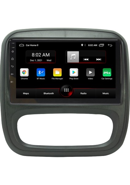 Renault Trafic Android Carplay Navigasyon Multimedya QLED Ekran-2gb Ram indirimleri