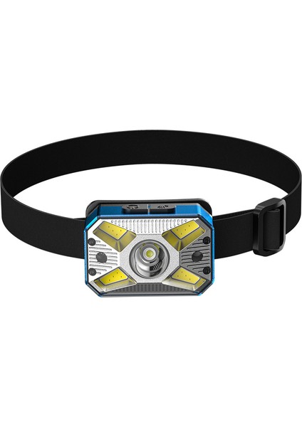 LED Kafa Feneri - Mavi (Yurt Dışından)