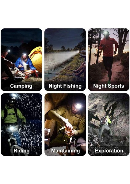 LED Kafa Feneri - Siyah (Yurt Dışından) indirimleri