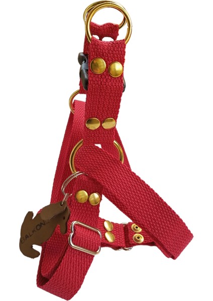 Köpek göğüs tasması kolon vişne çürüğü orta ırk genişlik:2,5cm göğüs ölçüsü:40-75 cm ayarlamalı dog harness GT3-34