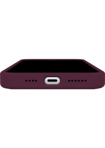 Buff iPhone 14 Pro Rubber Fit Kılıf Plum
