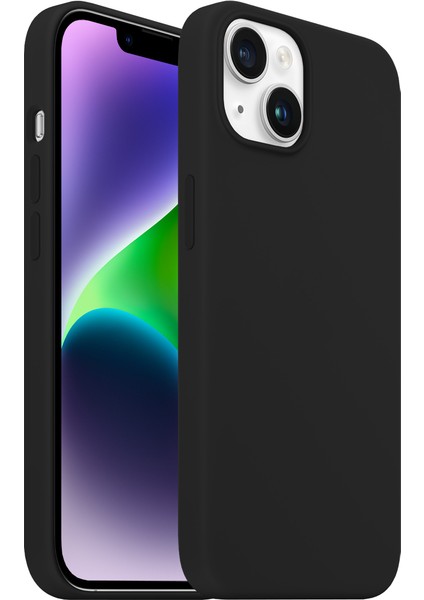 Buff iPhone 14 Plus Rubber Fit Kılıf Black