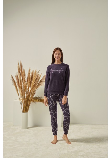 7342 Kadın Kışlık Pijama Takım