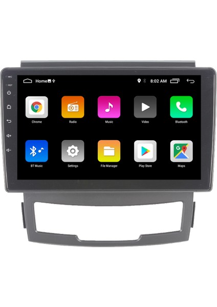 Ssanyong Kyron Android 11 Carplay Multimedya Ekran Teyp 2GB+16GB