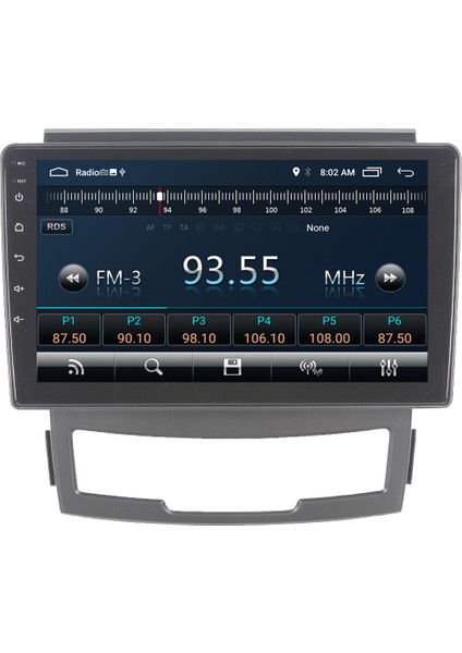 Ssanyong Kyron Android 11 Carplay Multimedya Ekran Teyp 2GB+16GB indirimleri