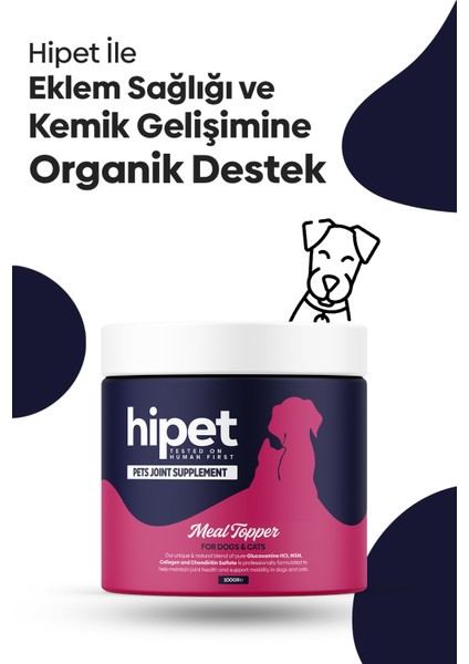 Hipet Glukozamin Köpek Eklem, Kalça, Iskelet Destekleyici 100 Gr.