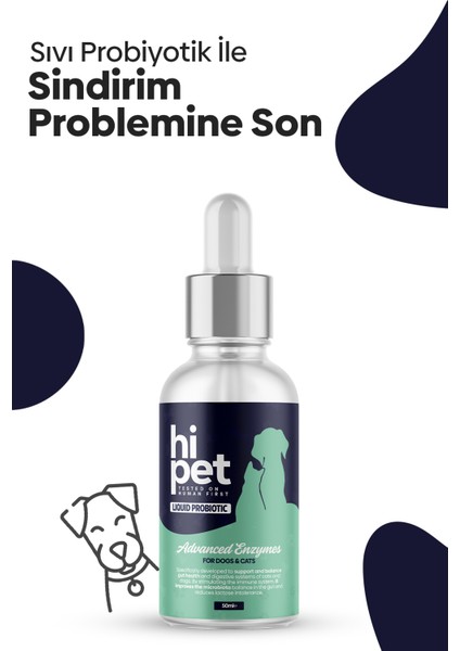 Hipet Sıvı Probiyotik Köpek  Probiyotik 50 Ml.