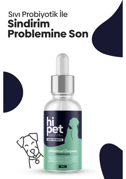 Hipet Sıvı Probiyotik Köpek  Probiyotik 50 Ml.