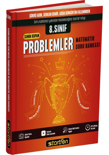 Startfen Yayınları 8. Sınıf Senin Kupan Problemler ve Matematik Soru Bankası