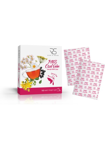 Rise & Shine Pms Saplı Karışık Bitki Çayı 10 Poşet