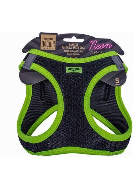 Havalı Dokuma Neon Serisi Küçük Irk Göğüs Tasması S Beden Sarı 32-38 cm fiyatları